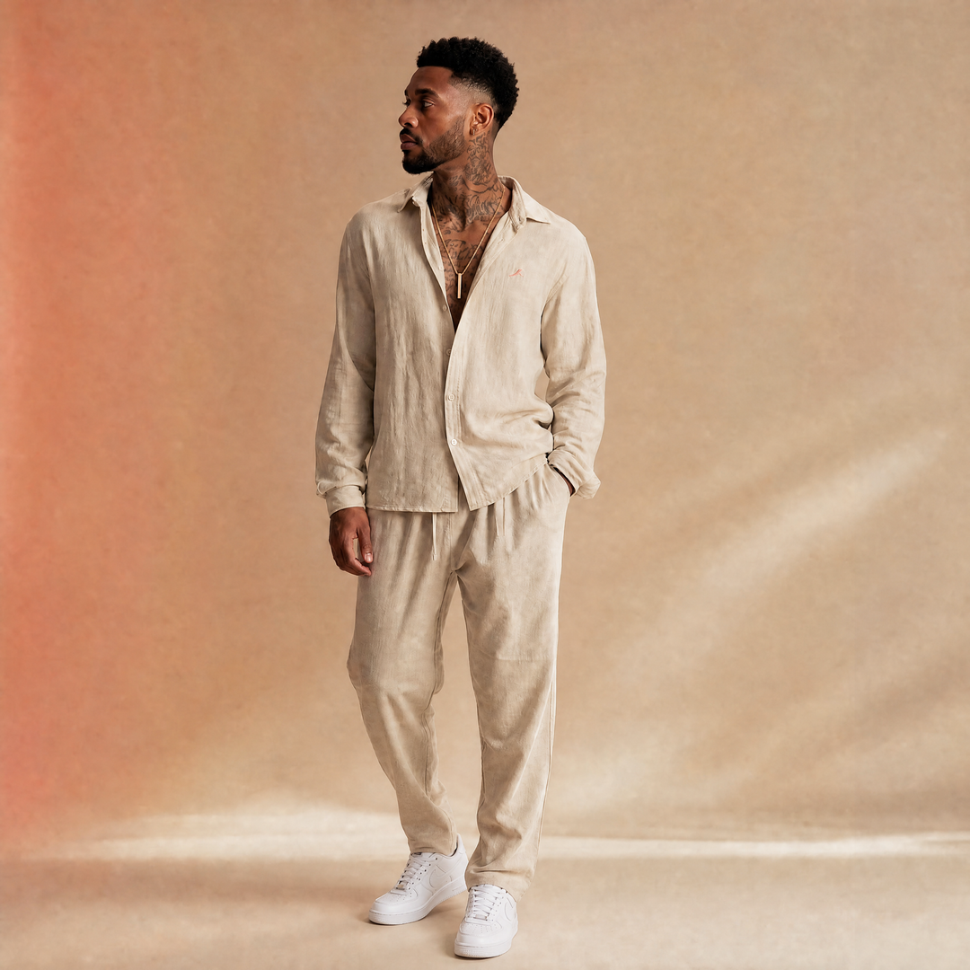 Chemise en lin, coupe Oversize